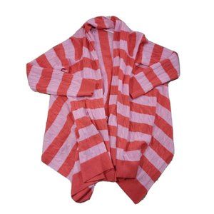 Lilly Pulitzer Women's S/M 100% Cashmere Cardigan Sweater Open Front Cable-knit